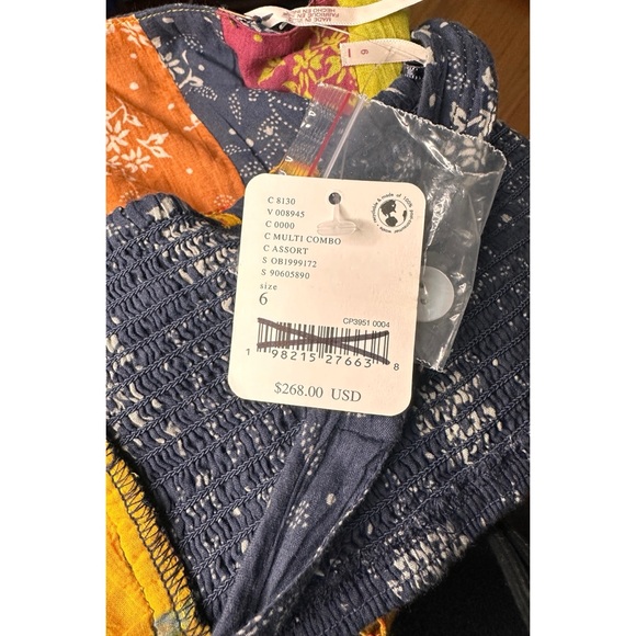 Free People Piper Mixed Media Patchwork Pieced Set - Picture 10 of 11